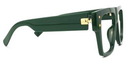 Hefner Square Green Glasses2