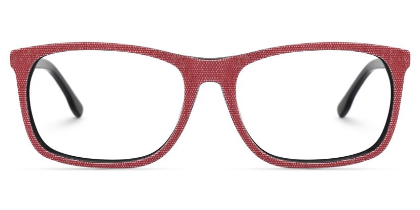 Seabrooks Square Red Glasses