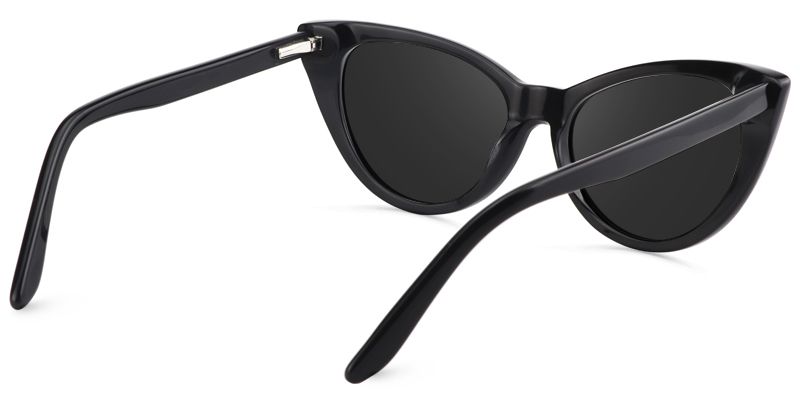 Marilyn Black Frame Sunglasses with Cat Eye Style | ZEELOOL CA4