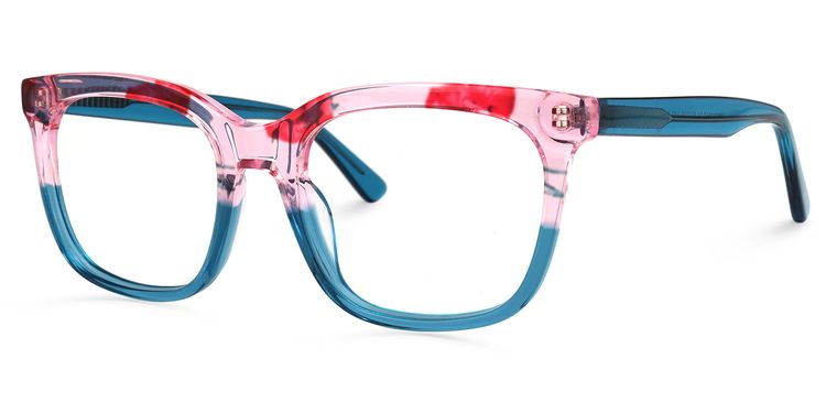 Kriss Square Blue Glasses