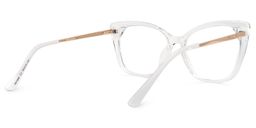 Shaffer Cateye Clear Glasses3