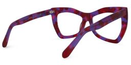 Bernita Geometric Red-Purple Glasses3
