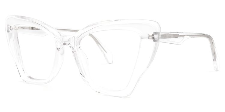 Roldan Cateye Clear Glasses