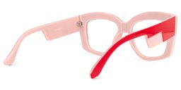 Gopaul Geometric Red Glasses3