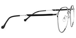 Magaly Geometric Black-Silver Glasses2