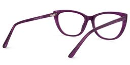 Eddie Cateye Purple Glasses4