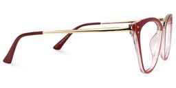 Hudson Cateye Red Glasses2