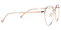 Magaly Geometric Rose-Gold Glasses2