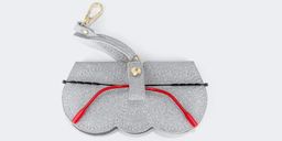 Portable Silver Leather Eyeglasses Bag4
