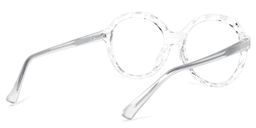 Lila Round Clear Glasses4