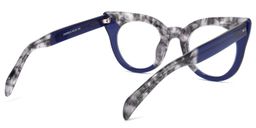 Godwin Cateye Blue Glasses4