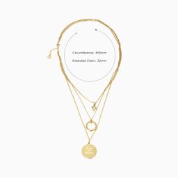 Vintage Pendant Type Gold Necklace3