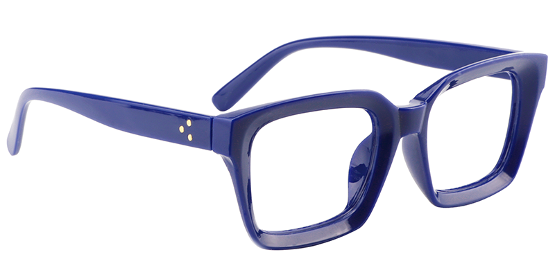 Rectangle Blue Reading Glasses | Zeelool Reading Glasses3