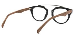 Edward Geometric Black Glasses4