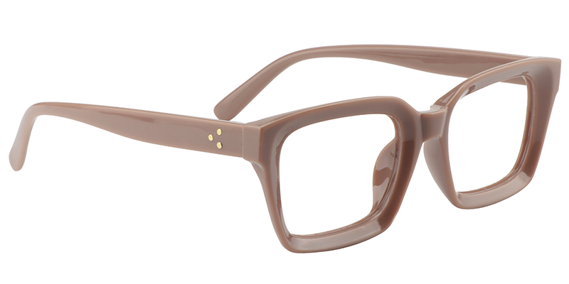 Rectangle Brown Reading Glasses | Zeelool Reading Glasses3