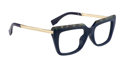 Oakes Rectangle Dark Blue Glasses3