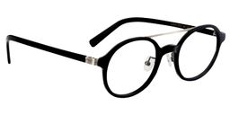 Roberts Aviator Black Glasses3