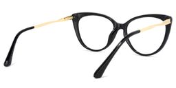 Marcus Cateye Black Glasses4
