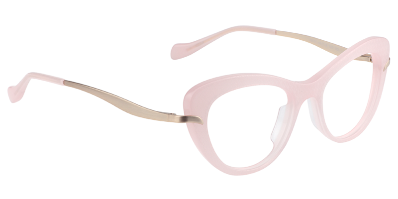 Cateye Pink Glasses | Zeelool Eyeglasses3