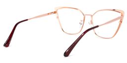 Maxwell Cateye Red Glasses4