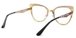 Eileen Cateye Dark-Red Glasses4