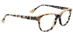 Terry Rectangle Light Tortoise Glasses3