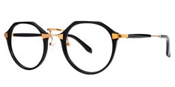 Aldrich Round Black Glasses3