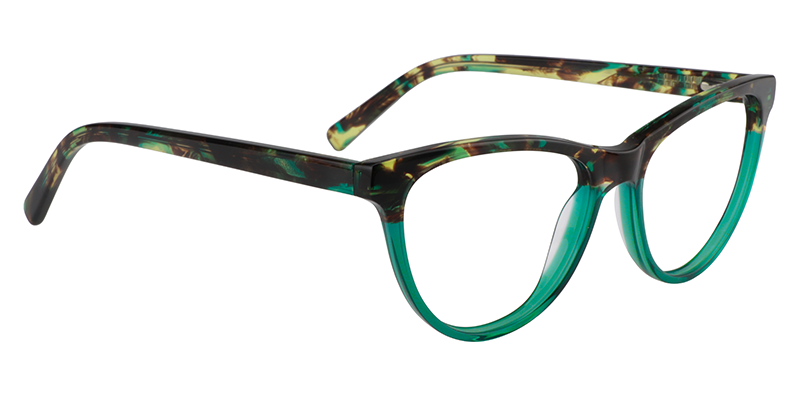 Cateye Green Glasses | Zeelool Eyeglass Frames3