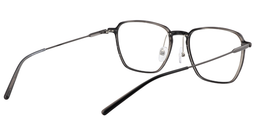 Neely Rectangle Black Glasses5