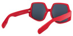 Melissa Geometric Red Sunglasses4