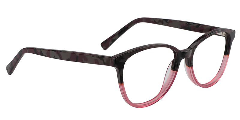 Round Bright-Pink Glasses | Zeelool Glasses3