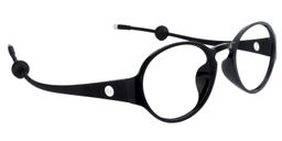 Odelia Round Black Glasses4