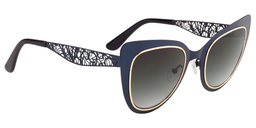 Ellsworth Cateye Dark Blue Sunglasses3