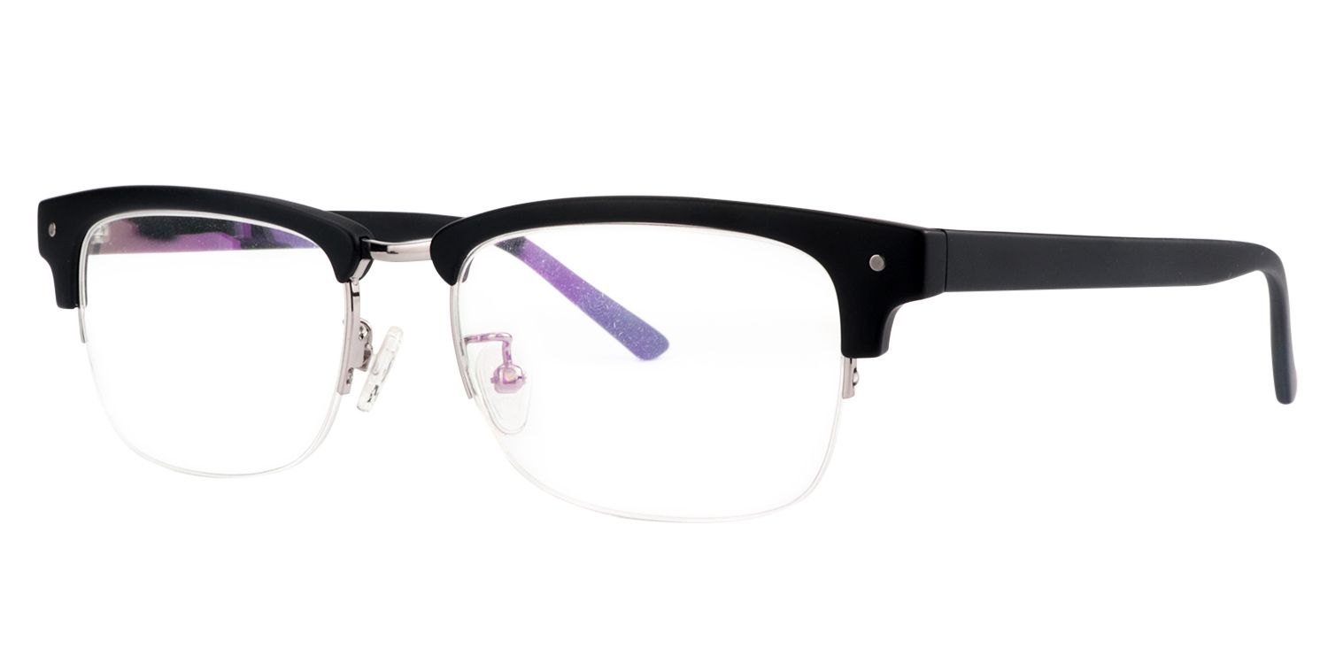 Rectangle Black Glasses | Zeelool Glasses2