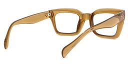 Nevaeh Square Brown Glasses4