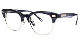 Algernon Round Black Glasses2