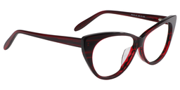 Bonnie Cat Eye Red Glasses3