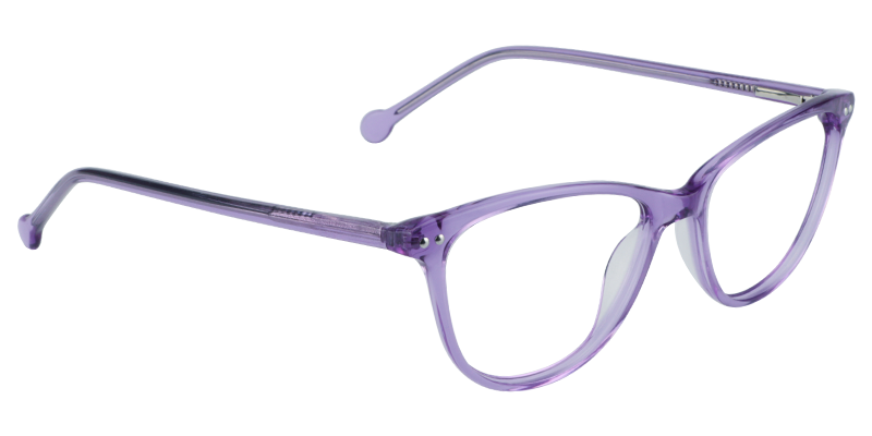 Oval Purple Glasses | Zeelool Eyeglass Frames3
