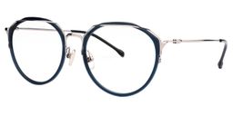 Alvin Round Dark Blue Glasses2
