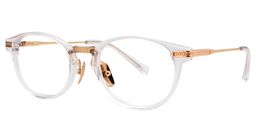 Bailey Round Clear Glasses2