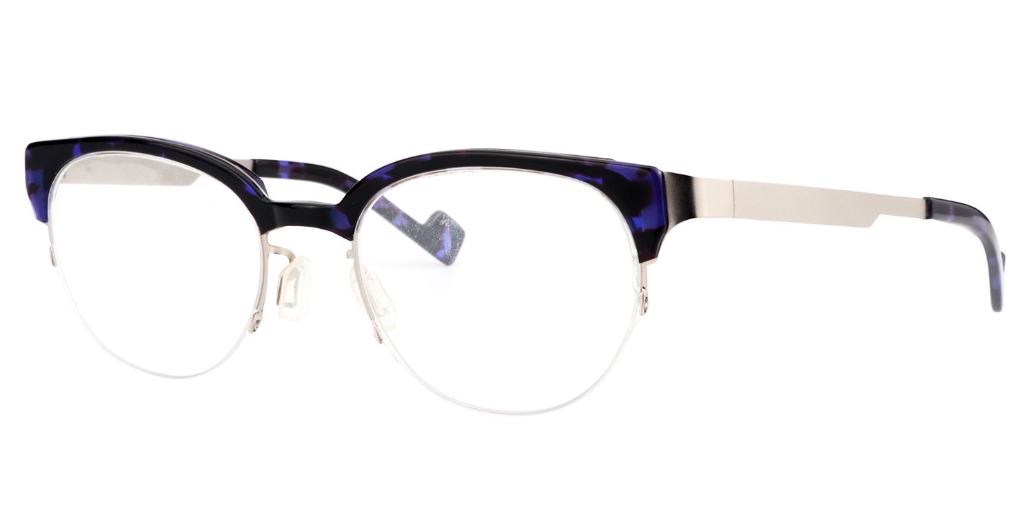 Square Purple Tortoise Glasses | Zeelool Glasses3