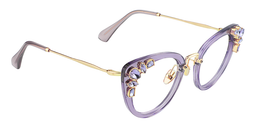 Nicola Cat Eye Purple Glasses3