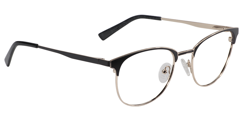 Browline Black Glasses | Zeelool Eyeglasses3