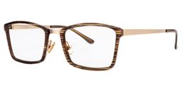 Bart Rectangle Brown Glasses2