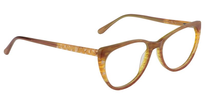 Oval Light Brown Glasses | Zeelool Eyeglass Frames3