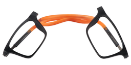 Sally Rectangle Black Reading Glasses3