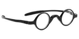 Angelina Round Black Reading Glasses3