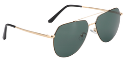 Sylvia Geometric Gold Sunglasses3
