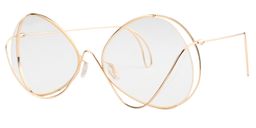 Doris Geometric Gold Glasses2