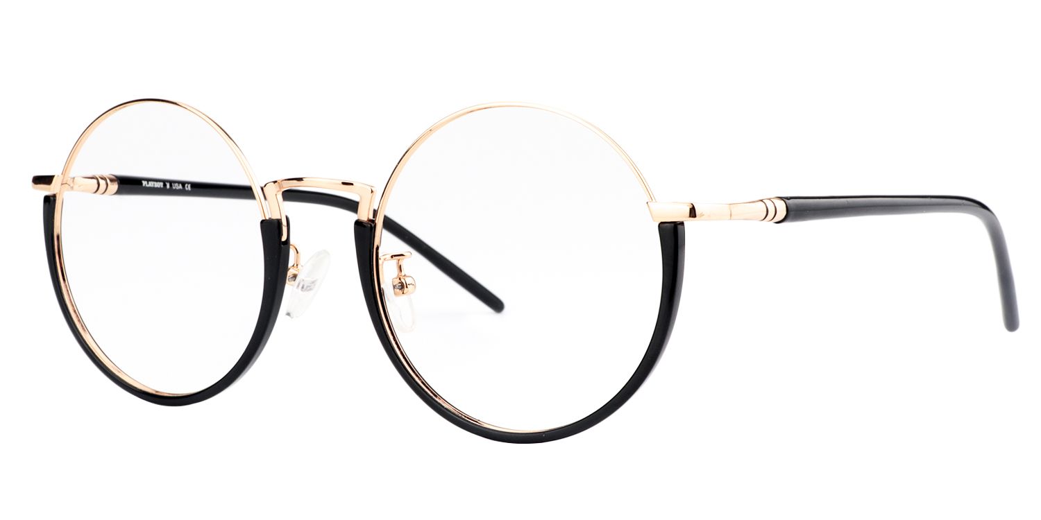 Round Black Glasses | Zeelool Glasses3